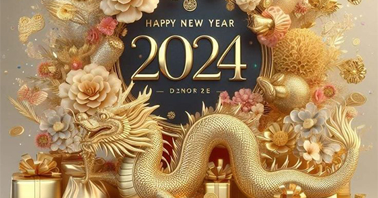 2024 年农历新年快乐！