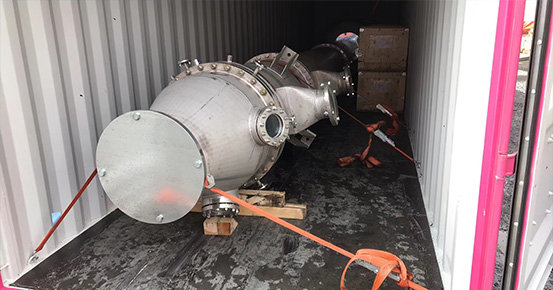 春节假期前，5吨/小时磺化/硫酸化装置将完成发往印度的最后发货